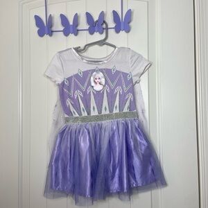 Disney Purple and White Kids Costume Dress